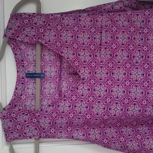 Falls Creek woven tank purple pink NWT
